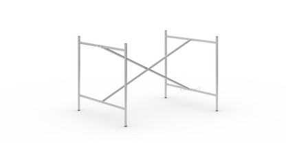 Eiermann 2 Tischgestell  Silber|senkrecht, mittig|100 x 78 cm|Ohne Verlängerung (Höhe 66 cm)