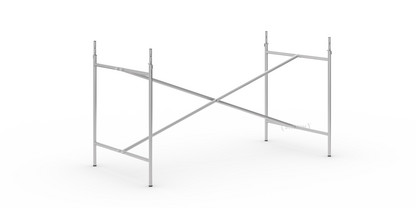 Eiermann 2 Tischgestell  Silber|senkrecht, mittig|135 x 66 cm|Mit Verlängerung (Höhe 72-85 cm)