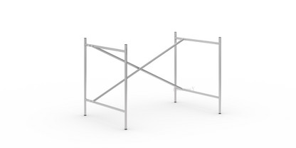 Eiermann 2 Tischgestell  Silber|senkrecht, versetzt|100 x 66 cm|Ohne Verlängerung (Höhe 66 cm)