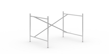 Eiermann 2 Tischgestell  Silber|senkrecht, versetzt|100 x 78 cm|Ohne Verlängerung (Höhe 66 cm)