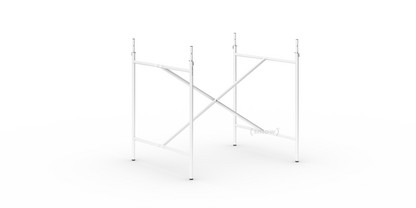 Eiermann 2 Tischgestell  Weiß|senkrecht, mittig|80 x 66 cm|Mit Verlängerung (Höhe 72-85 cm)