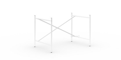 Eiermann 2 Tischgestell  Weiß|senkrecht, versetzt|100 x 66 cm|Ohne Verlängerung (Höhe 66 cm)