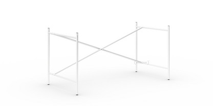 Eiermann 2 Tischgestell  Weiß|senkrecht, versetzt|135 x 66 cm|Ohne Verlängerung (Höhe 66 cm)