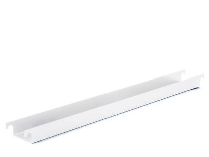 Kabelrinne für Eiermann Tischgestelle Für Tischgestell 110 cm (Eiermann 1)|Weiß