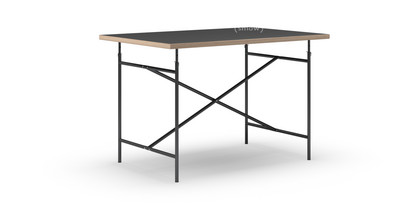 Richard Lampert Eiermann Tisch Linoleum Schwarz Forbo 4023 Mit