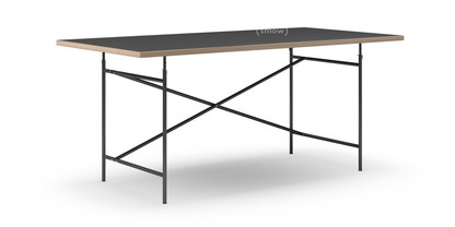 Richard Lampert Eiermann Tisch Linoleum Schwarz Forbo 4023 Mit
