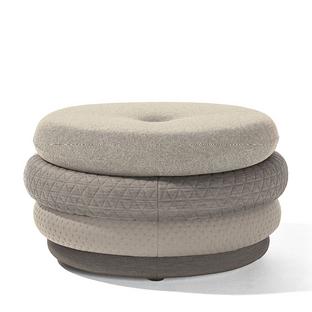 Pouf Fat Tom 4-lagig, ohne Beine|Beige