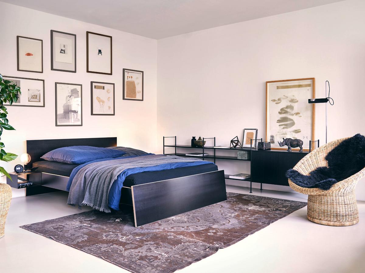 Doppelbetten | Lampert Designermöbel x smow Weiß, cm, Bett, Stockholm Ohne | 200 Lattenrost - von Richard 140 Ohne Kopfteil,
