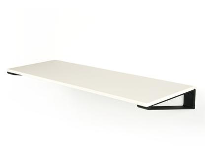 Knax Schuhablage Ablage 8 (80 cm)|MDF weiß lackiert|Schwarz