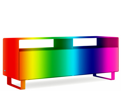 TV Lowboard R 109N Einfarbig|Wunschfarbe (RAL Perl)|Kufen lackiert in Außenfarbe