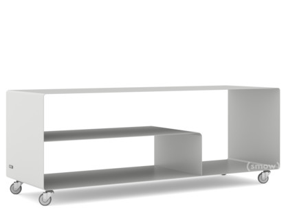 Sideboard R 111N Einfarbig|Weißaluminium (RAL 9006)|Industrierollen