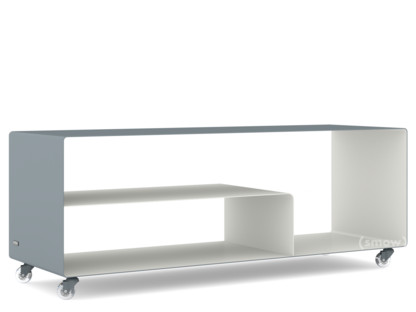 Sideboard R 111N Zweifarbig|Basaltgrau (RAL 7012) -  Reinweiß (RAL 9010)|Transparentrollen