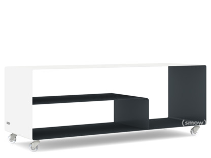 Sideboard R 111N Zweifarbig|Reinweiß (RAL 9010) - Anthrazitgrau (RAL 7016)|Transparentrollen