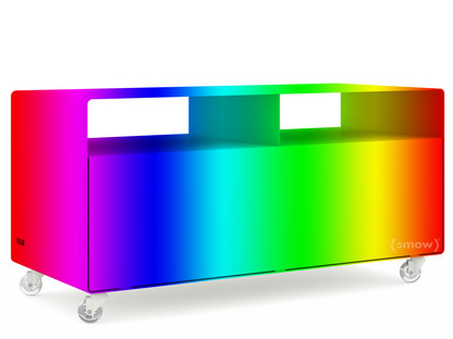 TV Lowboard R 108N Wunschfarbe (RAL Metallic)|Transparentrollen