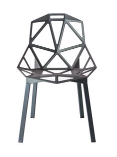 Chair_One Lackiert grau-grün glänzend|Grau-grün glänzend (5256)