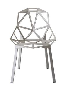Chair_One Lackiert grau glänzend|Grau glänzend (5254)