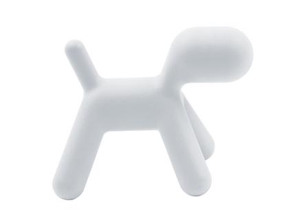 Puppy Extra large (H 81 x B 61,5 x T 102 cm)|Polyethylen (für den Außenbereich geeignet)|Weiß matt (1700 C)