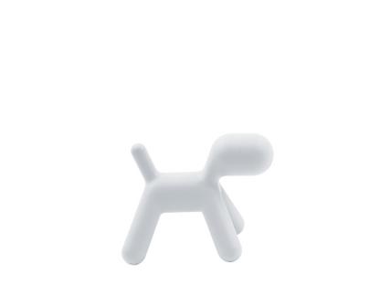 Puppy Medium (H 45 x B 34 x T 56,5 cm)|Polyethylen (für den Außenbereich geeignet)|Weiß matt (1700 C)