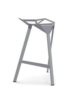 Stool_One 670 mm Küchenhöhe|Grau glänzend (5254)