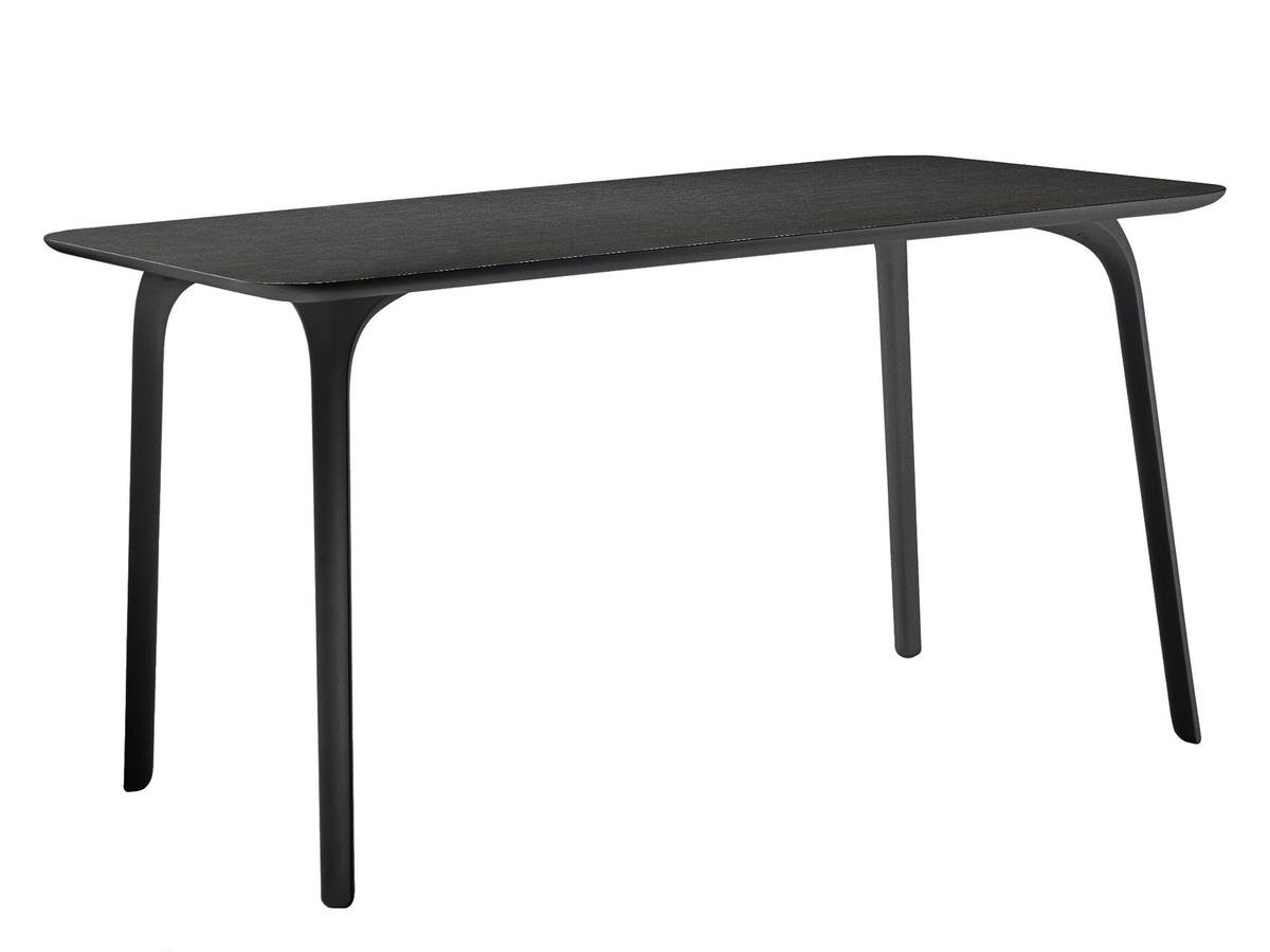 Magis First Tisch Outdoor, 139 x 79 cm, Schwarz von Stefano Magis Table First Outdoor Tisch rund | AmbienteDirect