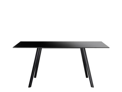 Pilo 160 x 85 cm|Beine schwarz, Tischplatte schwarz