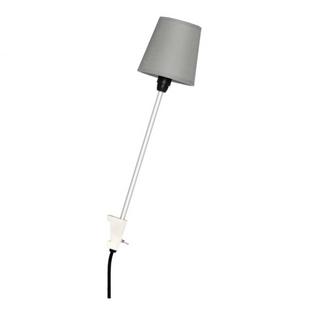Rosi Lamp Aluminium silber eloxiert|Hellgrau