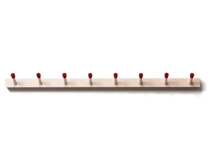 Rechenbeispiel Hakenleiste 8 Haken (109 cm)|rot