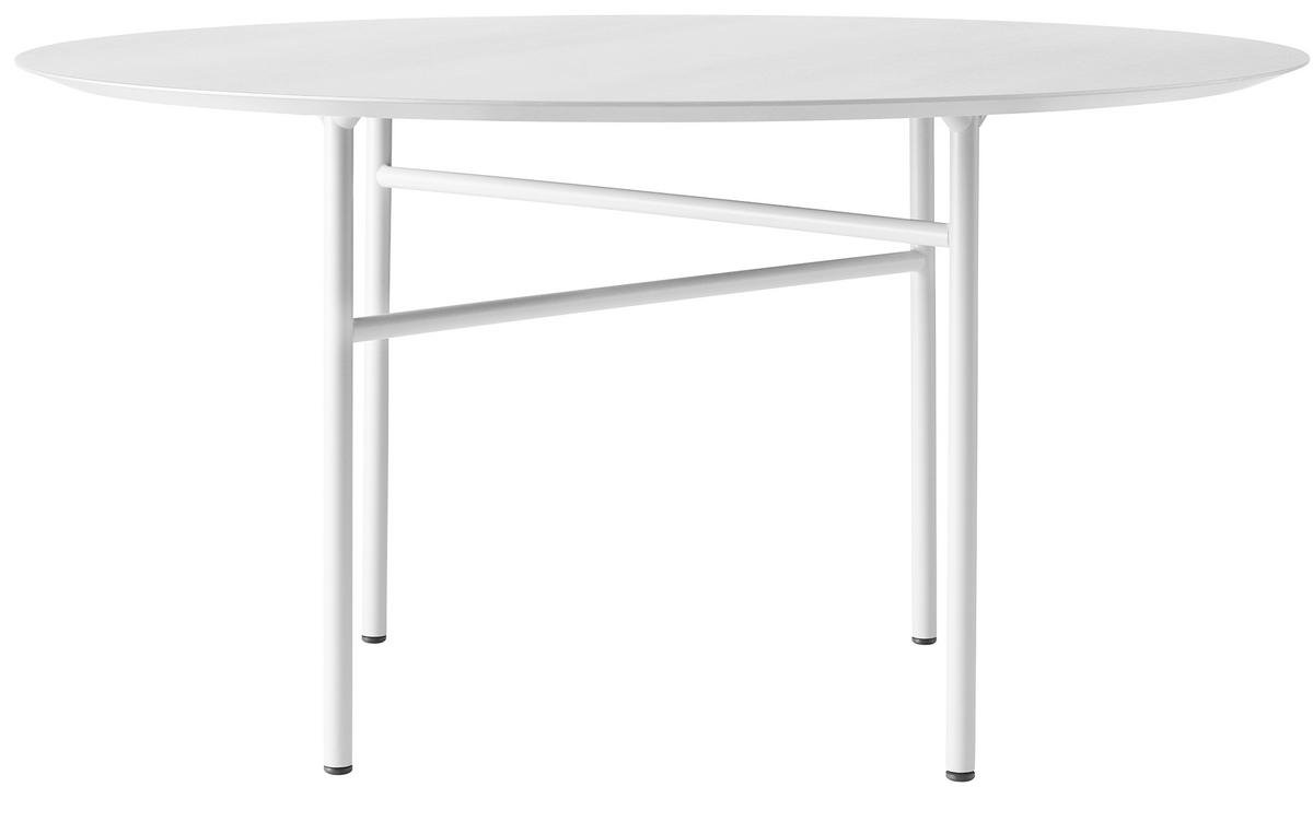 Menu Snaregade Dining Table, Ø 138 cm, Furnier hellgrau von Menu Snaregade Dining Table von Norm Architects, 2018