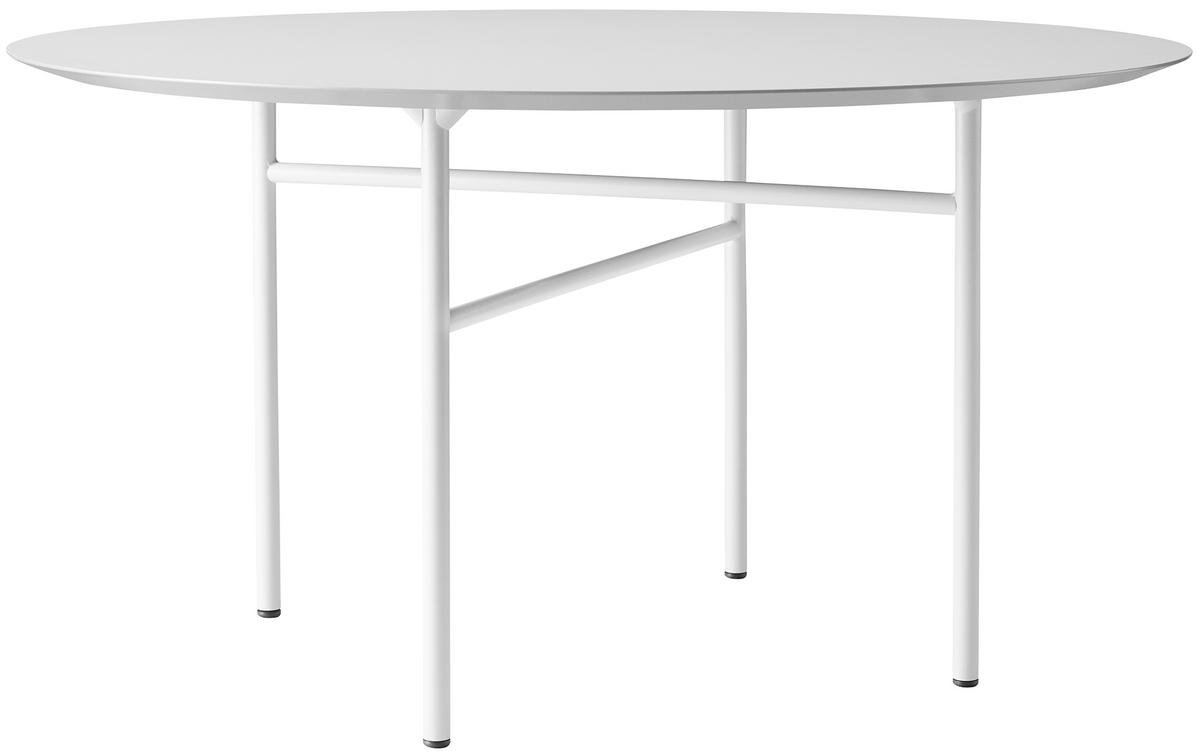 Menu Snaregade Dining Table, Ø 138 cm, Linoleum Champignon Menu Snaregade Dining Table von Norm Architects, 2018