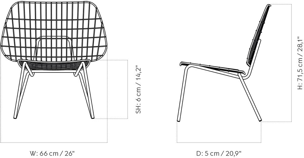 Wm String Lounge Chair