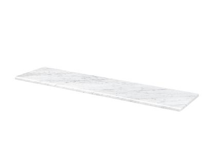 Panton Wire Top Panel Doppelt klein (H 1,2 x B 70,1 x T 17,4 cm)|Marmor weiß