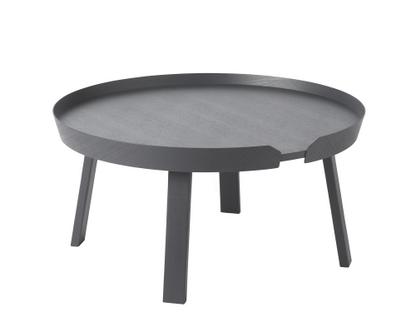 Around Coffee Table Groß (H 36 x Ø 72 cm)|Esche anthrazit