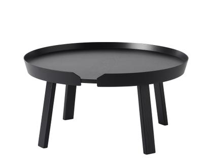 Around Coffee Table Groß (H 36 x Ø 72 cm)|Esche schwarz