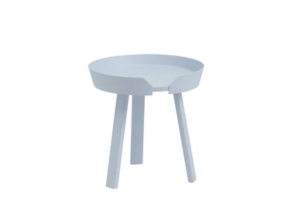 Around Coffee Table Klein (H 46 x Ø 45 cm)|Esche hellblau