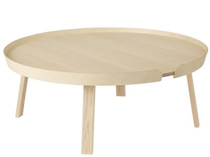 Around Coffee Table XL (H 36 x Ø 95 cm)|Esche natur