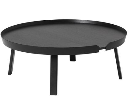 Around Coffee Table XL (H 36 x Ø 95 cm)|Esche schwarz