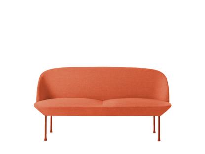 Oslo Sofa Zweisitzer|Stoff Steelcut tangerine