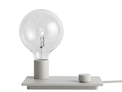 Control Table Lamp Grau - mit LED-Leuchtmittel