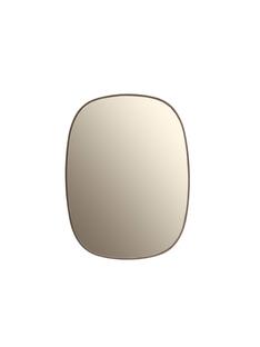 Framed Mirror Klein|Rahmen taupe / Glas taupe