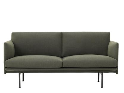 Outline Studio Sofa Stoff Fiord 961 - Greyish-green