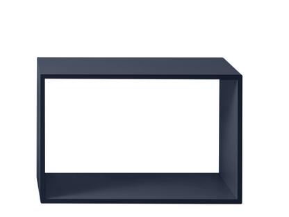 Stacked Regal System L (65,4 x 43,6 x 35 cm)|Offen|Mitternachtsblau