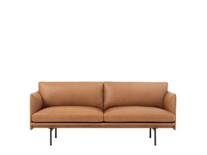 Outline Sofa Zweisitzer|Leder cognac