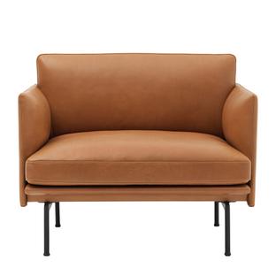 Outline Chair Leder cognac