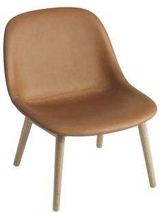 Fiber Lounge Chair Leder cognac