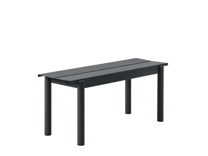 Linear Outdoor Bench  L 110 x B 39 cm|Schwarz