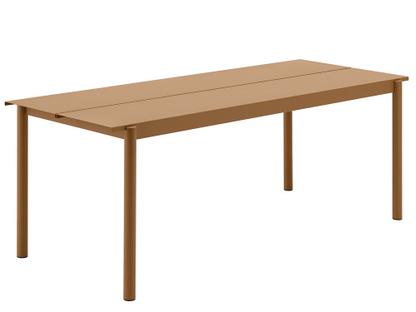 Linear Outdoor Table L 200 x B 75 cm|Burnt Orange