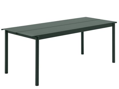 Linear Outdoor Table L 200 x B 75 cm|Dark green