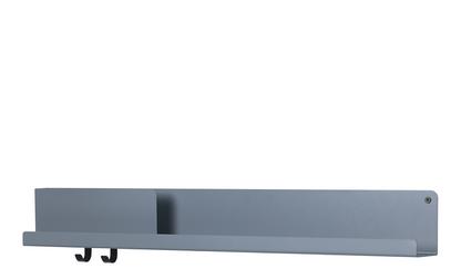 Folded Shelves H 13 x B 96 cm|Blue-grey