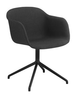 Fiber Armchair Swivel Stoff Remix 183 - Anthrazit