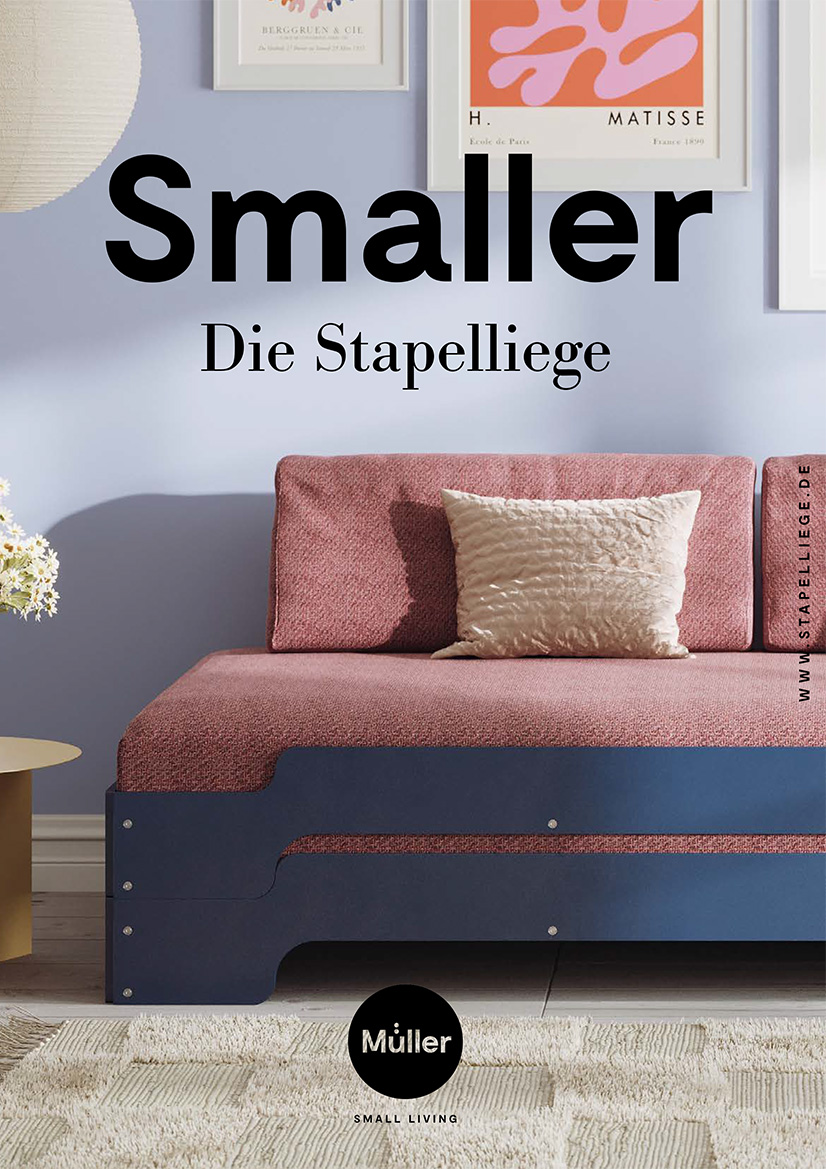 - 1966 von | Rolf Original Stapelliege smow Living von Small Müller Heide, |